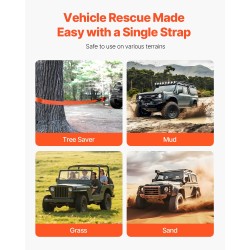 Hinausliinapaketti polyesteri 76,2 mm leveä 9,1 m pitkä 16329 kg murtolujuus