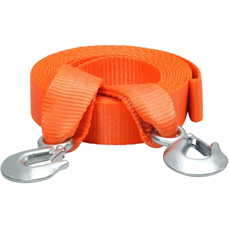 Vetohihna polyesteristä 50,8 millimetriä leveä 6,1 metriä pitkä murtolujuus 7711 kilogrammaa ajoneuvoille