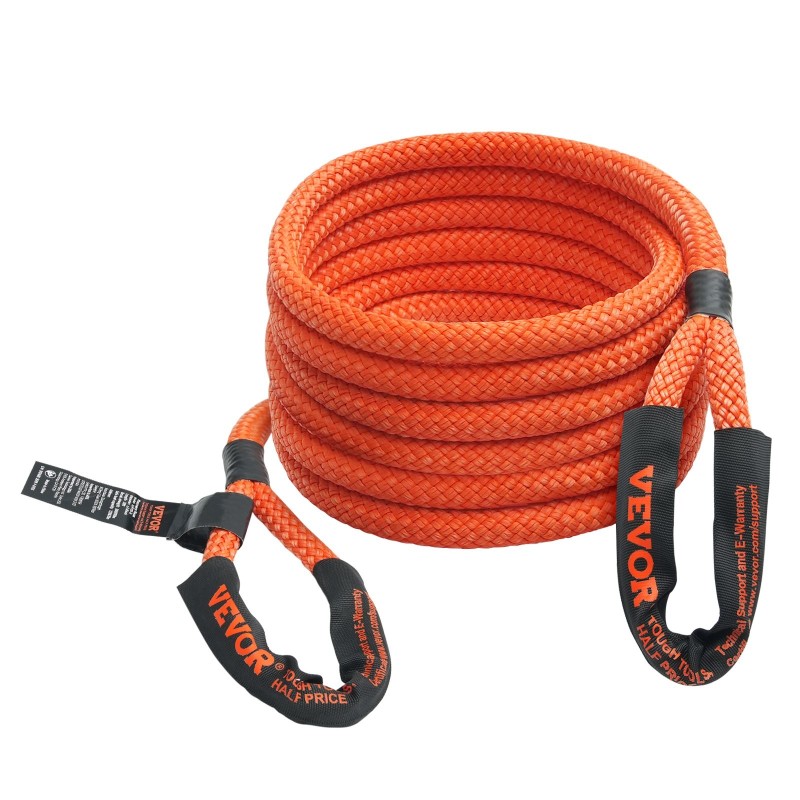 Kineettinen nailon hinausköysi 6,1 m 25,4 mm 17237 kg 30% venymä