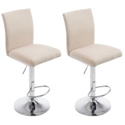 2 kpl Köln-baarituoli kankaalla säädettävä korkeus ergonominen