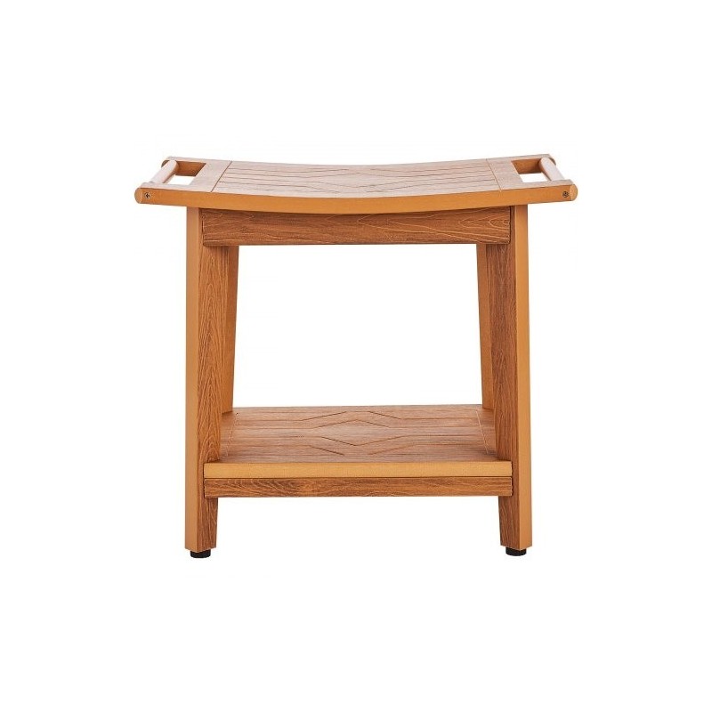 Suihkupenkki polystyreeninen 530×355×470 mm kantavuus 158,8 kg säilytystasolla