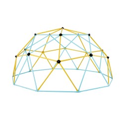 Geometrinen kiipeilykupu galvanoitu teräs 305 cm 3 10 vuotiaille 4 5 lapselle ulkokäyttöön