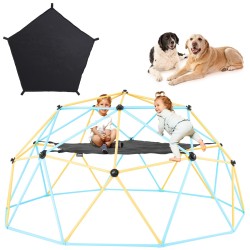 Riippumatto kiipeilykupoliin 10 ft musta PP-verkko kantavuus 158 kg lapsille