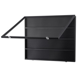 Korttikehys seinälle kuitulevy PC-lasi 98 % UV-suoja 36 kortille