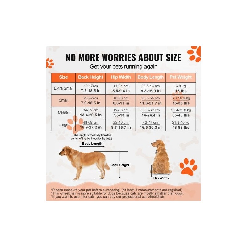 Koiran pyörätuoli ilmailuluokan alumiinirunko säädettävä pieni takajaloille