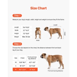 Koiran säädettävä pyörätuoli alumiinirungolla takajaloille iskunvaimentavilla pyörillä enintään viisitoista kilogrammaa