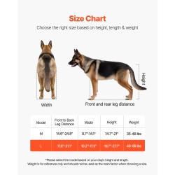 Koiran pyörätuoli takajaloille kevyt alumiinirunko 2 pyörää säädettävä 21,8–39,9 kg
