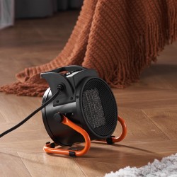 Sähköinen kasvihuonelämmitin 2000W PTC-lämmitys 3-nopeuksinen kannettava seosteräsrunko IP20-suojaus