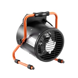 Kasvihuonelämmitin 2000W pieniin ja keskisuuriin kasvihuoneisiin IP24 roiskesuoja 2 nopeutta teräsrunko kannettava