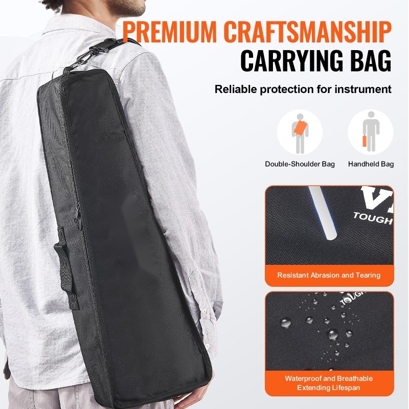 Kellopeli 32-koskettiminen alumiinisilla kielillä puupohjalla kapuloilla ja kantolaukulla