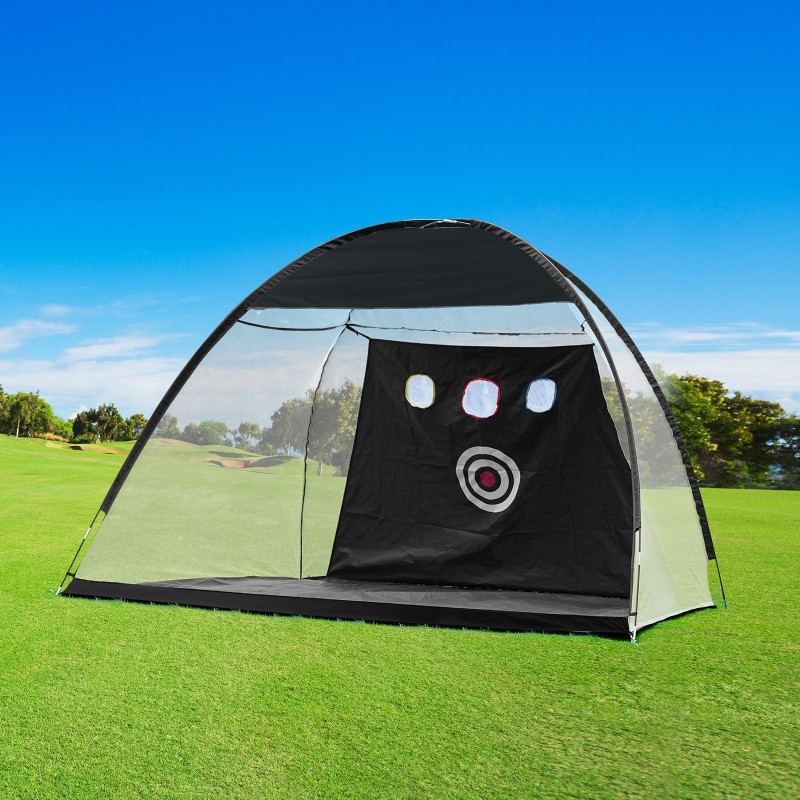 Golf-harjoitteluverkko 10x7 jalkaa 420D Oxford ja suojaverkko kohteilla kuljetuspussilla sisä- ja ulkokäyttöön