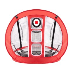 Golf lyöntiverkko kestävä Oxford kangas lasikuitutangot kolme kohdetta kantolaukku punainen