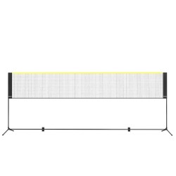 Monilajiverkko 4 2 m leveä korkeussäädettävä 0 9 1 55 m taittuva rautaputkilla kantolaukulla