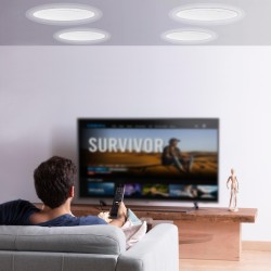 Upotettavat 8-tuumaiset kattokaiuttimet 4 kpl 100 watin teho