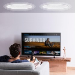 Upotettavat katto- ja seinäkaiuttimet 2 kpl 16,5 cm Bluetoothilla 150 watin