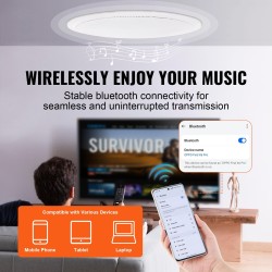 Katto- ja seinäasennettava kaiutin 6,5-tuumainen langaton Bluetooth 150W 8Ω 89dB