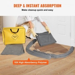 Imeytyssarja universaali 43 osaa 30 imeytysliinaa 2 sukkaa 2 patjaa kumihanskat kuljetuspussi