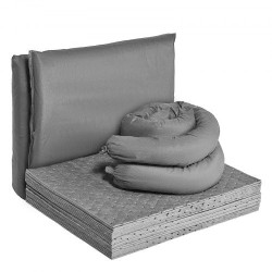 Imeytyssarja universaali 43 osaa 30 imeytysliinaa 2 sukkaa 2 patjaa kumihanskat kuljetuspussi