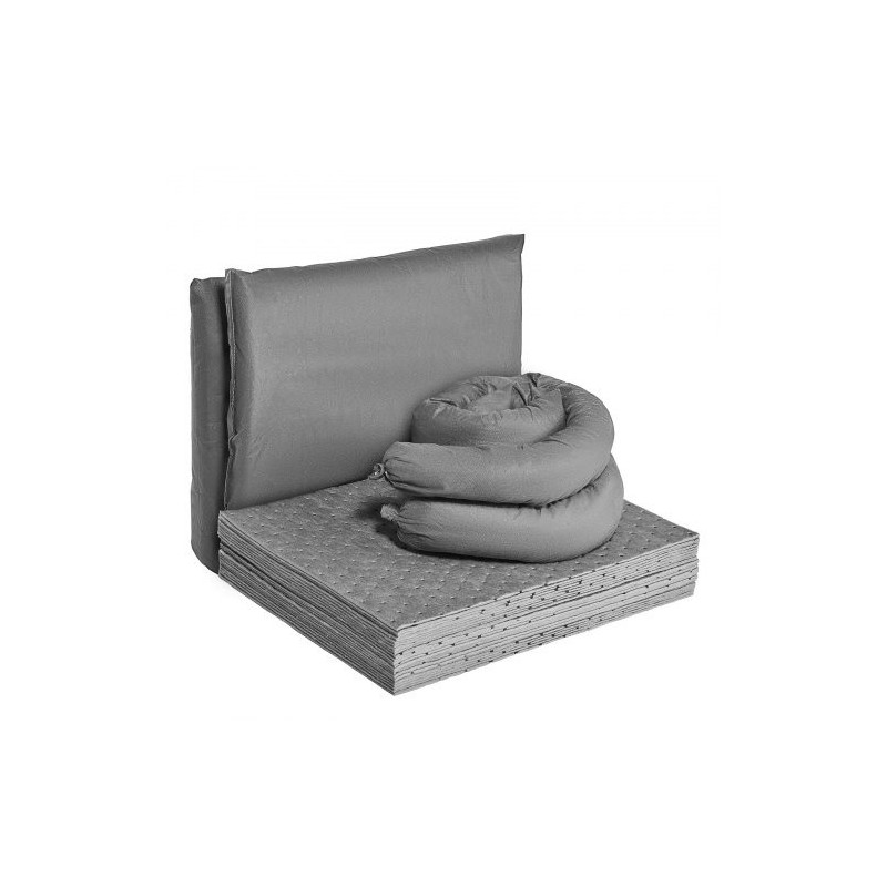 Imeytyssarja universaali 43 osaa 30 imeytysliinaa 2 sukkaa 2 patjaa kumihanskat kuljetuspussi