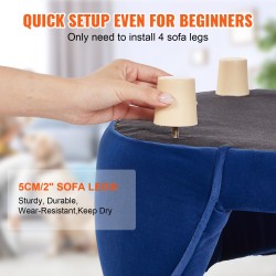 Lemmikkisohva puurunko samettiverhoilu keskikokoisille koirille ja kissoille tummansininen kantaa 37 kg