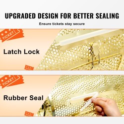 Arvontarumpu messinkipinnoitettu teräs 5000 lippua tai 200 pingispalloa