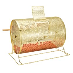 Arpajaisrumpu metallinen messinkipinnoitettu 376 540 mm 10000 arpaa tai 300 pingispalloa