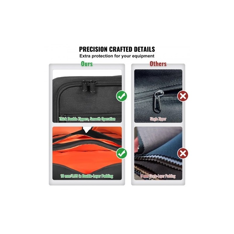 Pehmustettu DJ-mikserilaukku 1200D Oxford-kangas 830x220x520 mm 10 mm pehmuste