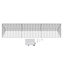 Kanan tunneli Q195-teräsrunko 300 x 71 x 61,5 cm ulkokäyttöön