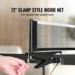 Pöytätennispöytä sisäkäyttöön ammattilaiskokoinen MDF 18 mm taitettava lukittavilla pyörillä