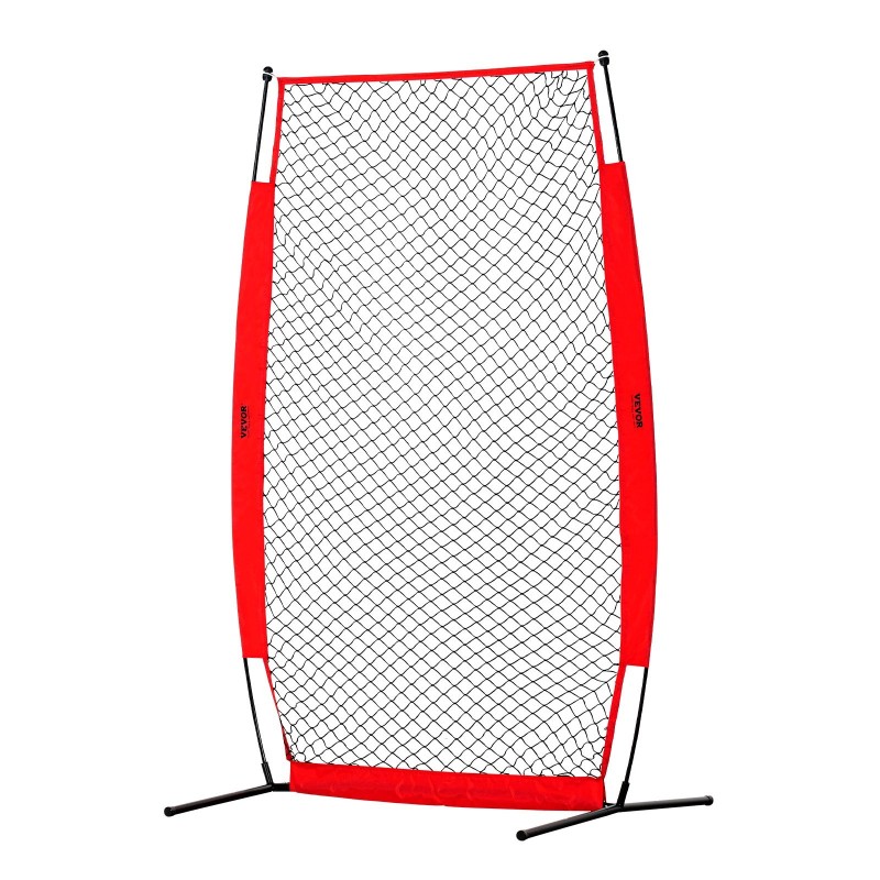 Suojaverkko baseballille ja softballille PET-verkko 213x122 cm teräsputkirunko kuljetuslaukulla