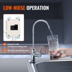 Automaattinen vesipumppujärjestelmä 18,9 l pullosäiliölle PA66-muovi jääkaappiin ja kahvikoneisiin