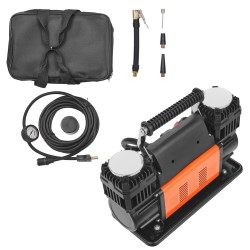 Ilmakompressori 12V kaksisylinterinen 10,6 CFM enintään 150 PSI kannettava autoihin
