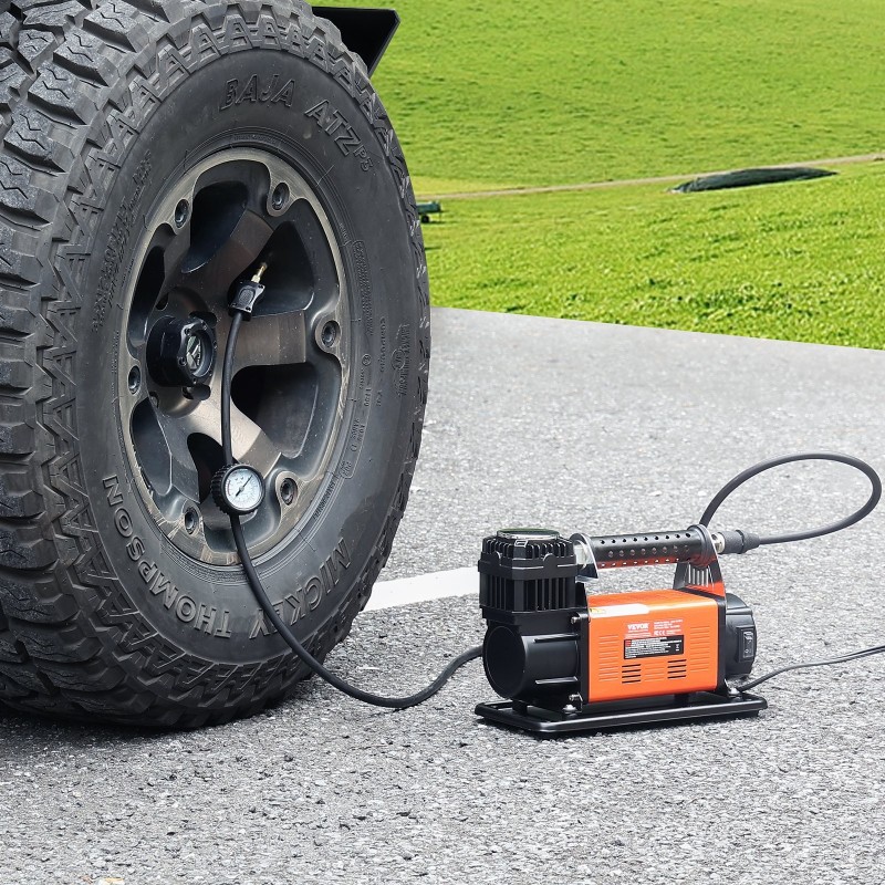 12 V rengaspainekompressori rauta ja alumiiniseos 10,3 bar 200 l/min painemittarilla