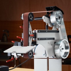 Nauhahiomakone 1500W portaaton nopeus teräsrunko sopii 72–82 x 2 tuuman nauhoille