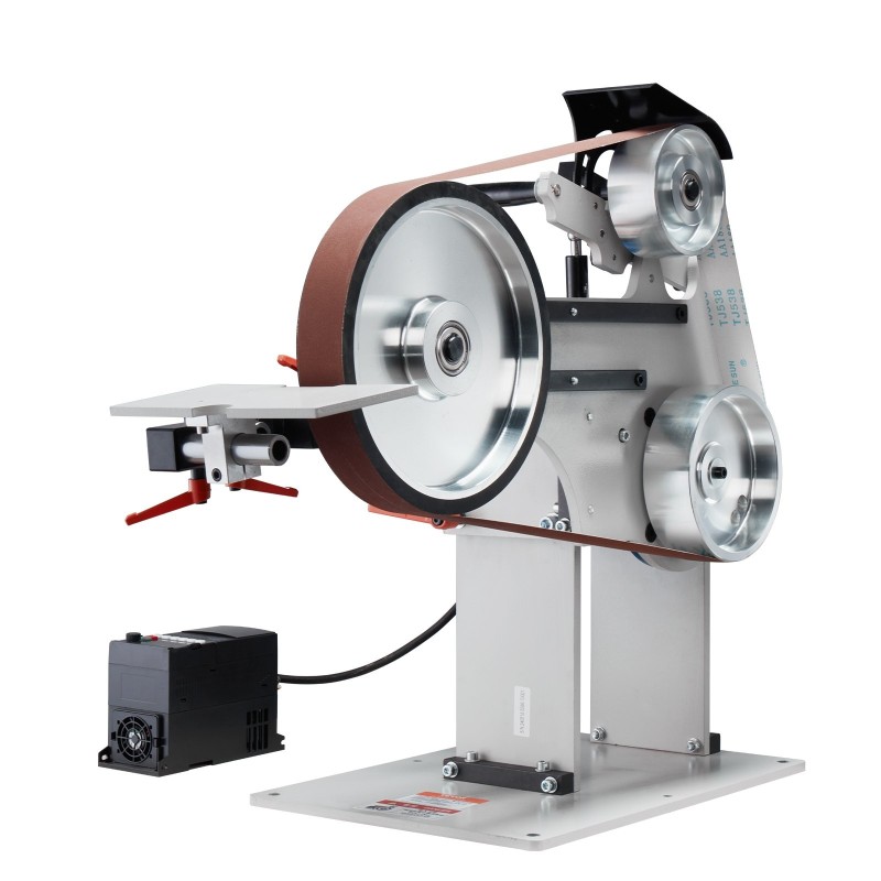 Nauhahiomakone 1500W portaaton nopeus teräsrunko sopii 72–82 x 2 tuuman nauhoille