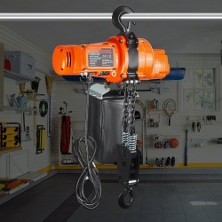 Sähköinen ketjutalja 998 kg 3 m nostokorkeus IP54 DT-luokan teräsketju