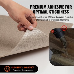 Itsekiinnittyvät mattolaatat pehmeä nukkapinta 457×457 mm 10 kpl vaaleanruskea