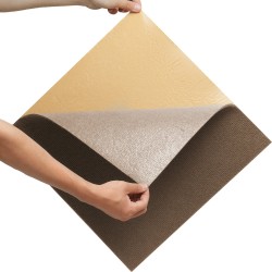 Itsetarttuvat mattolaatat 457 457 mm 10 kpl tummanruskea lyhytnukkainen sisäkäyttöön