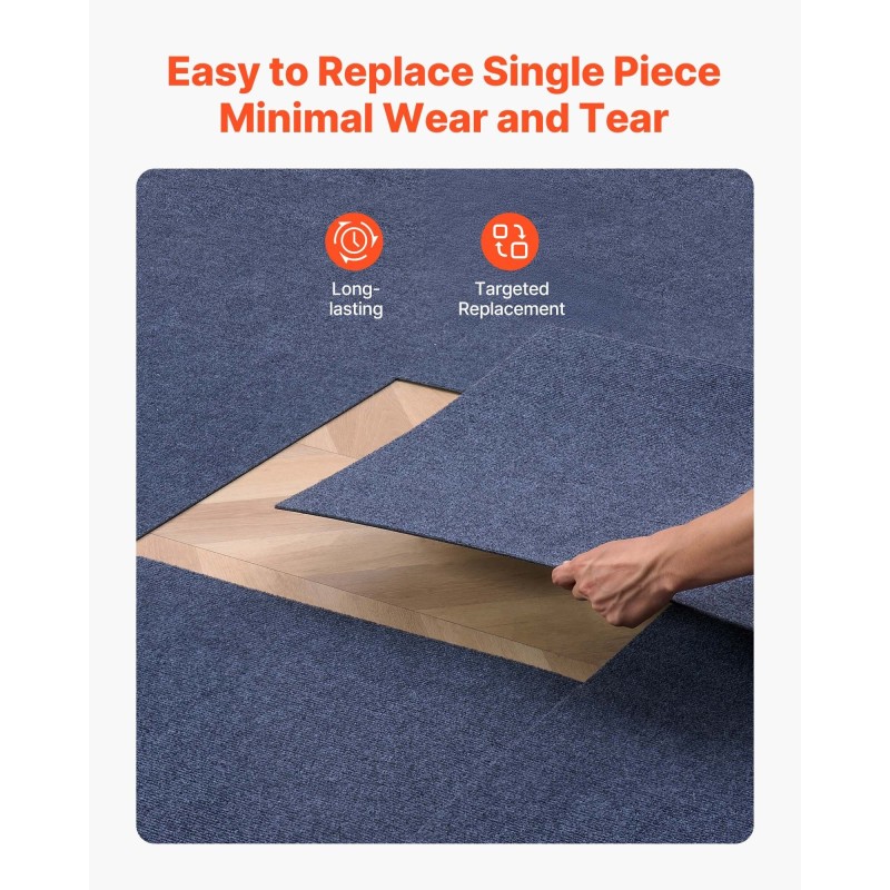 Mattolaatat itsekiinnittyvät 610 x 610 mm 15 kpl harmaa pehmustetut