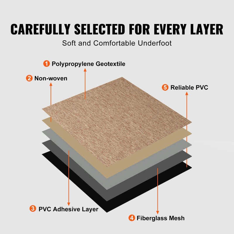 Modulaariset pehmustetut mattolaatat 500x500 mm 16 kpl tummanruskea sisätiloihin