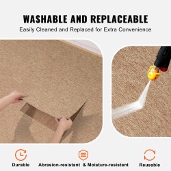 Modulaariset pehmustetut mattolaatat 500x500 mm 16 kpl tummanruskea sisätiloihin