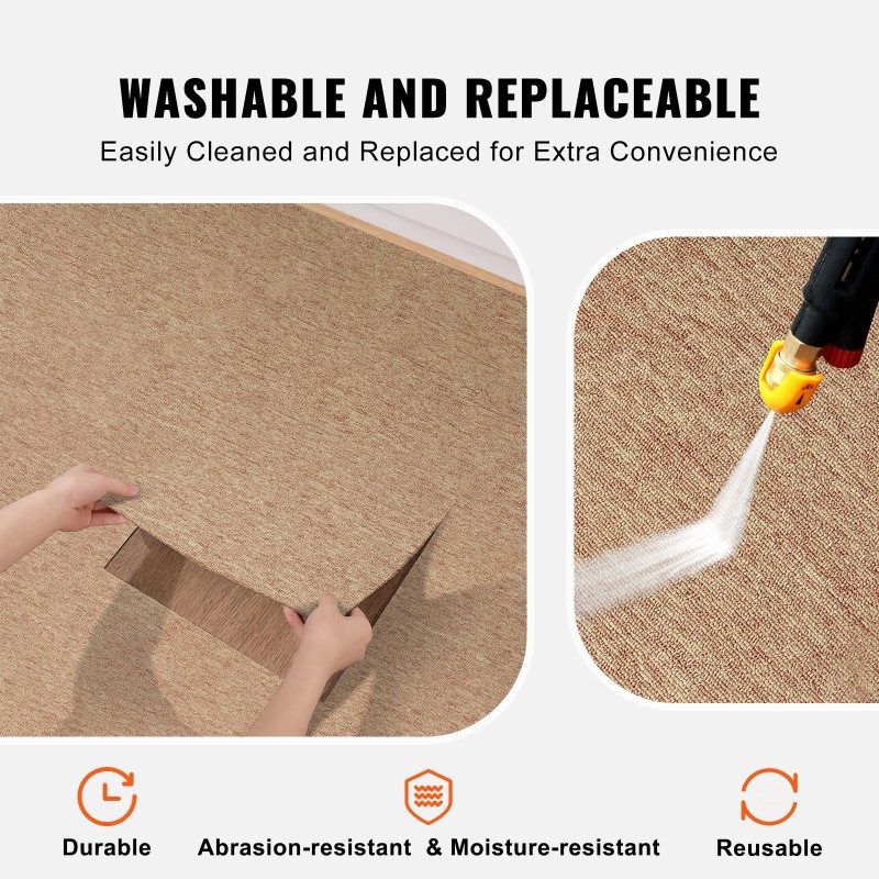 Modulaariset pehmustetut mattolaatat 500x500 mm 16 kpl tummanruskea sisätiloihin