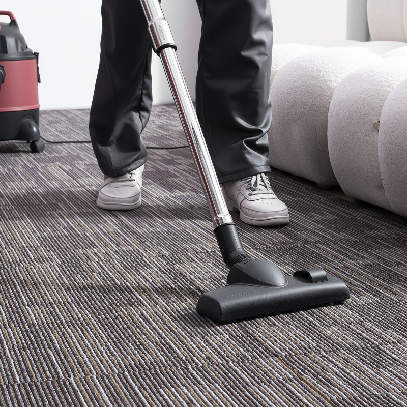 Modulaariset kokolattialaatat polypropeeni asfaltti 610x610 mm 24 kpl harmaa ruskea