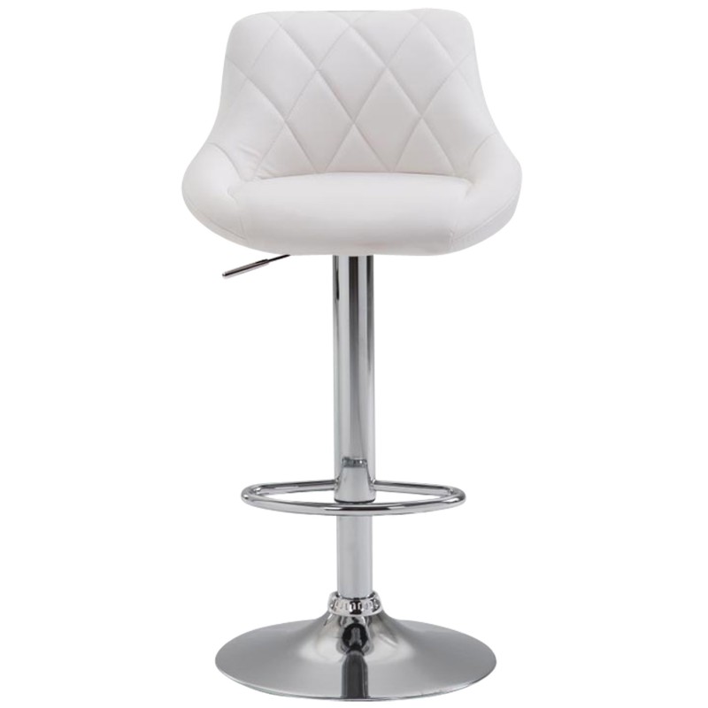 2 kpl Lazio baarijakkarat säädettävä korkeus keinonahka kromi