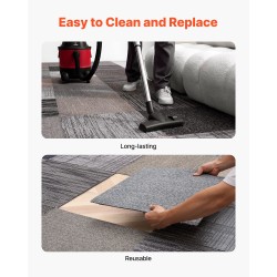 Kokolattialaatat polypropeeni ja asfaltti 508 x 508 mm 6 mm 24 kpl