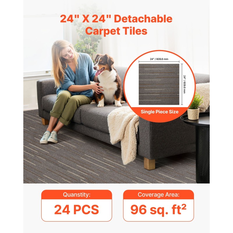 Mattolaatat 610 x 610 mm 24 kpl polypropeeni asfalttipohjalla tummanruskea sisätiloihin