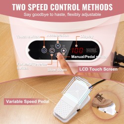 Keramiikkapyörä 10-tuumainen 350 W suoravetomoottori kosketusnäyttö jalkapoljin 3 kg