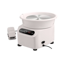 Savenvalantapyörä 27,9 cm levy 350 watin moottori kosketusnäyttö jalkapoljin