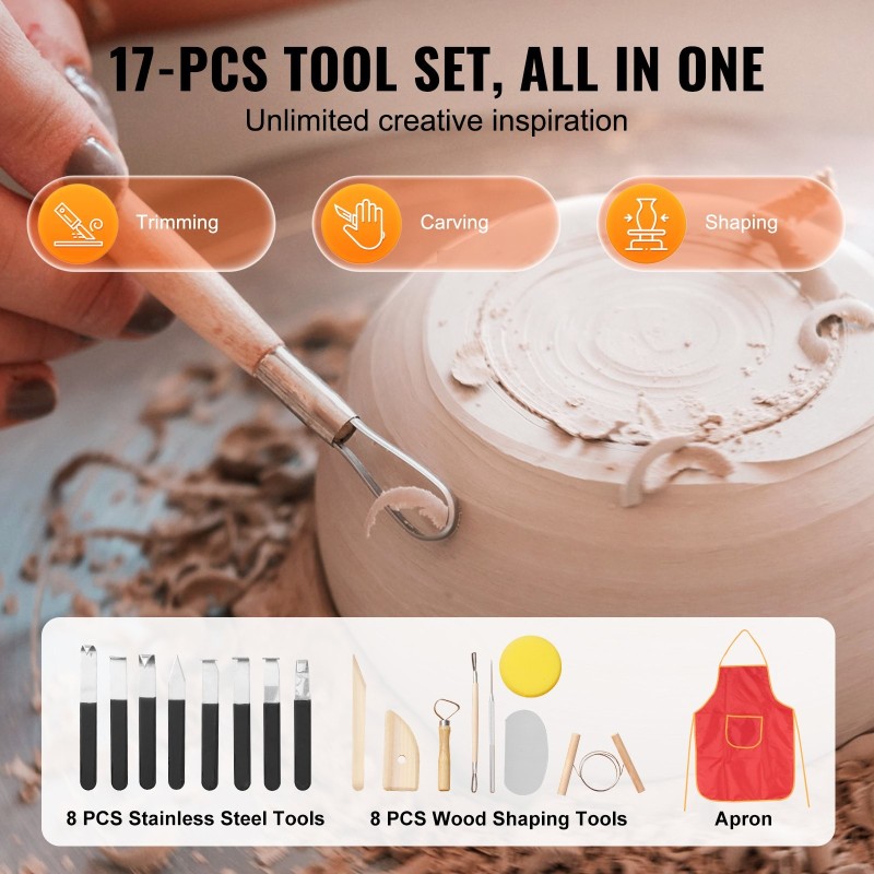 Savenvalupyörä suoravetoinen 350 wattia 50–300 kierrosta minuutissa kosketusnäytöllä ja jalkapoljinohjauksella