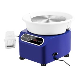 Savenvalantapyörä 11 tuumainen sähkökäyttöinen 350 W suoravetomoottorilla sininen LCD kosketusnäyttö jalkapoljin